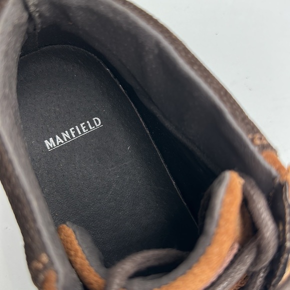 Manfield brown handcrafted lace-up men’s leather shoes, size 42 (8.5 US) main image 9